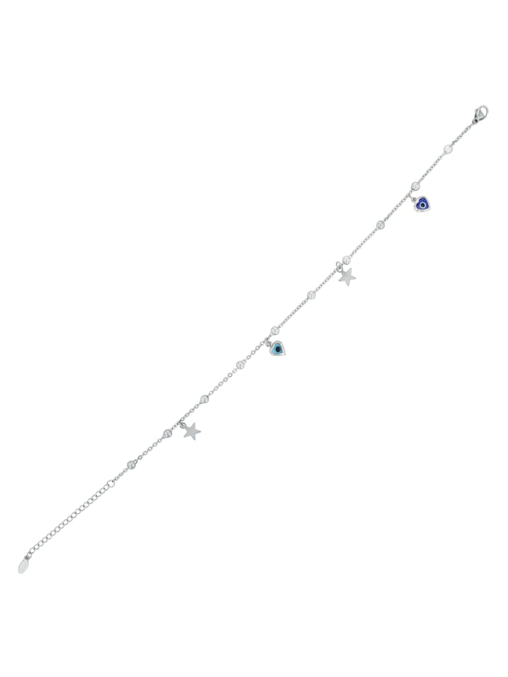 

Adeliás Женский кулон из нержавеющей стали с жемчужиной, серебристый