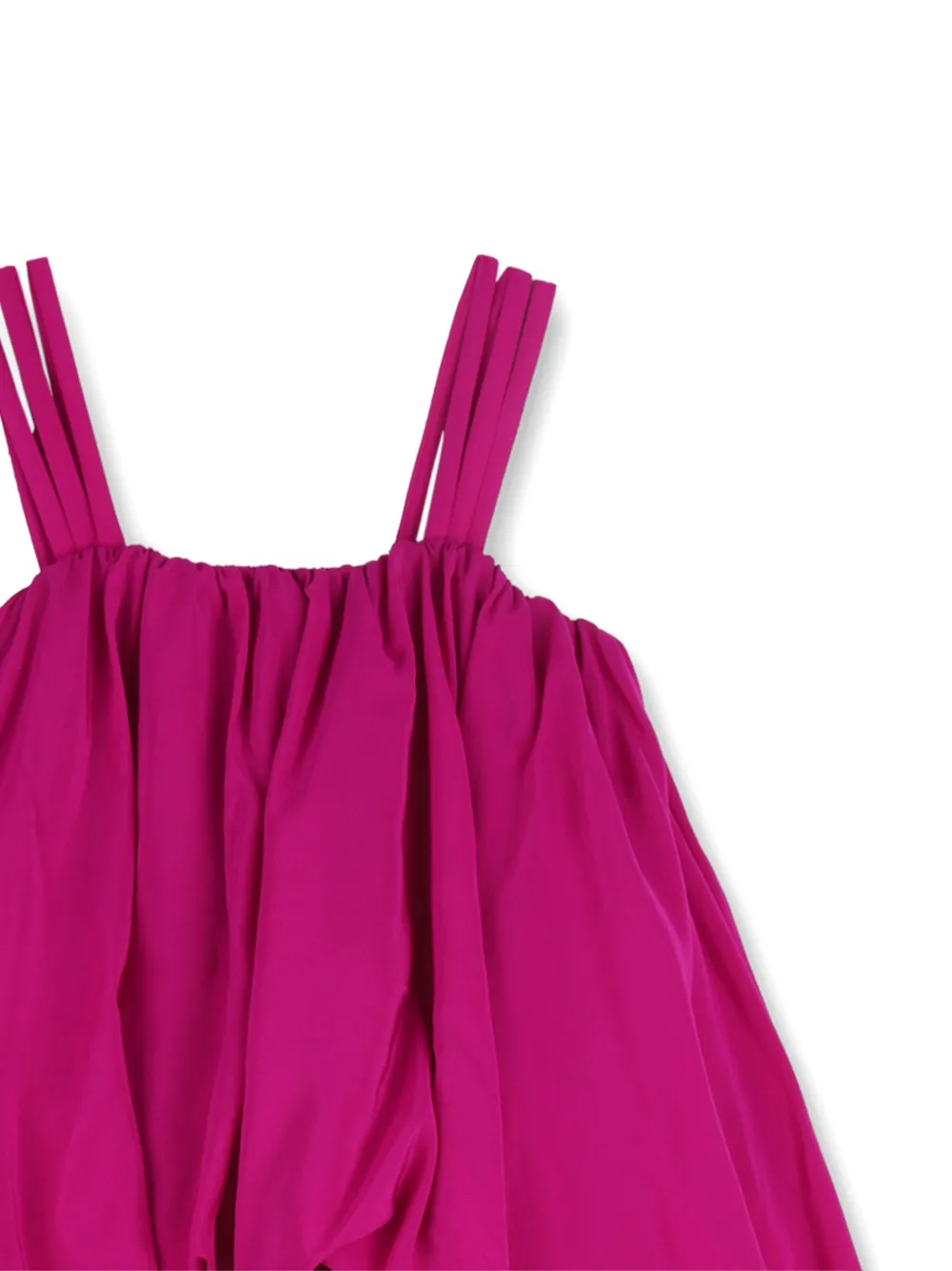 Платье с ярусными бретелями Chloé Kids, фиолетовый — фото 3