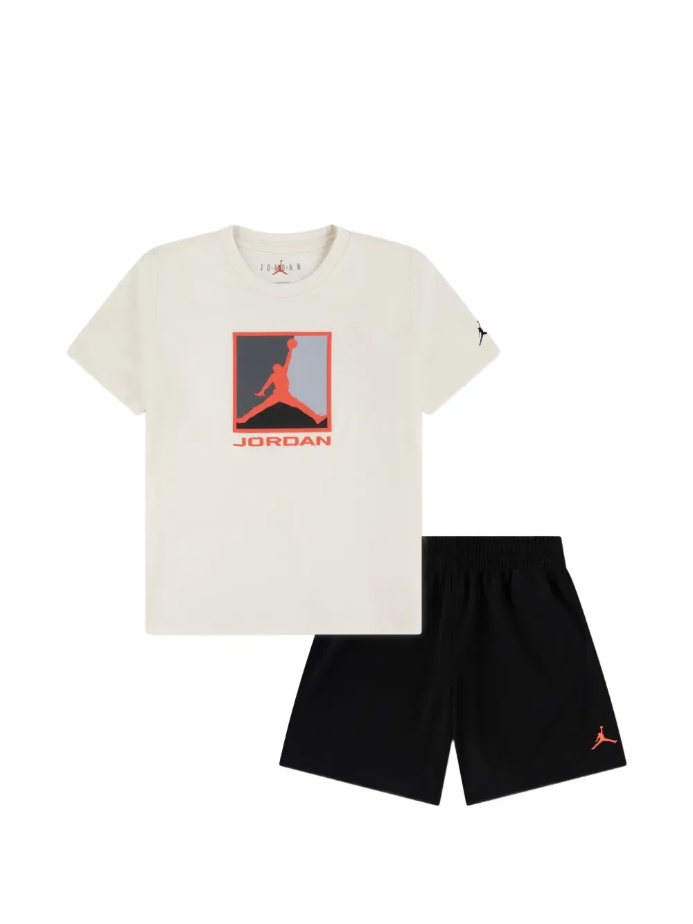 Комплект шорт с круглым вырезом (два комплекта) Jordan Kids, нейтральный