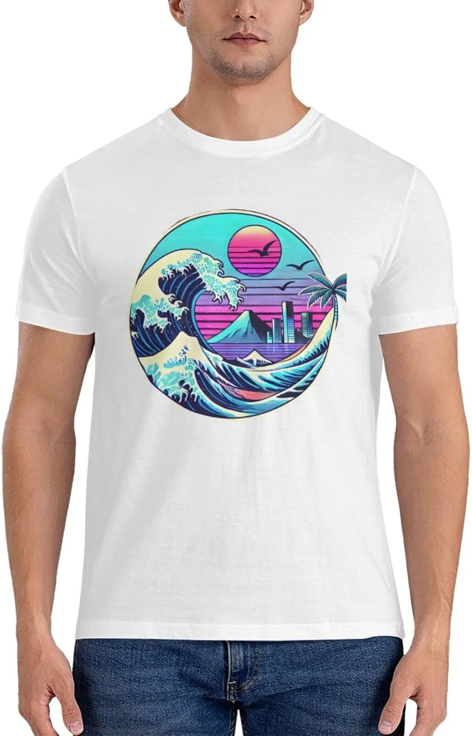 

Футболка Cotton Casual The Great Retro Wave WXENAIEDK