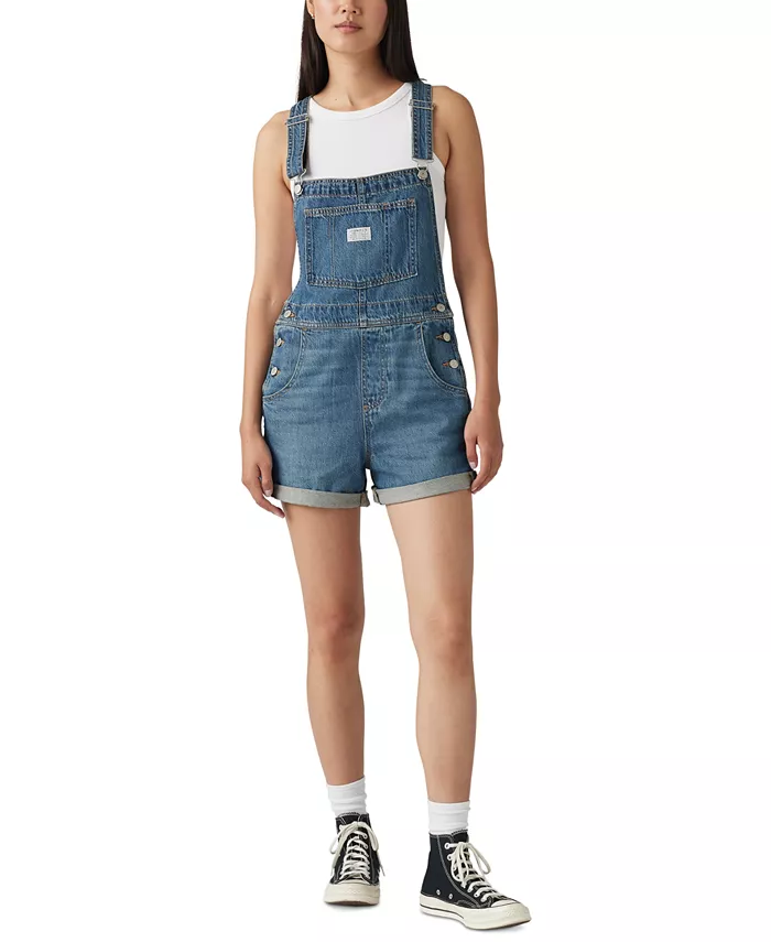 

Женский джинсовый ромпер из хлопка Levi's, синий