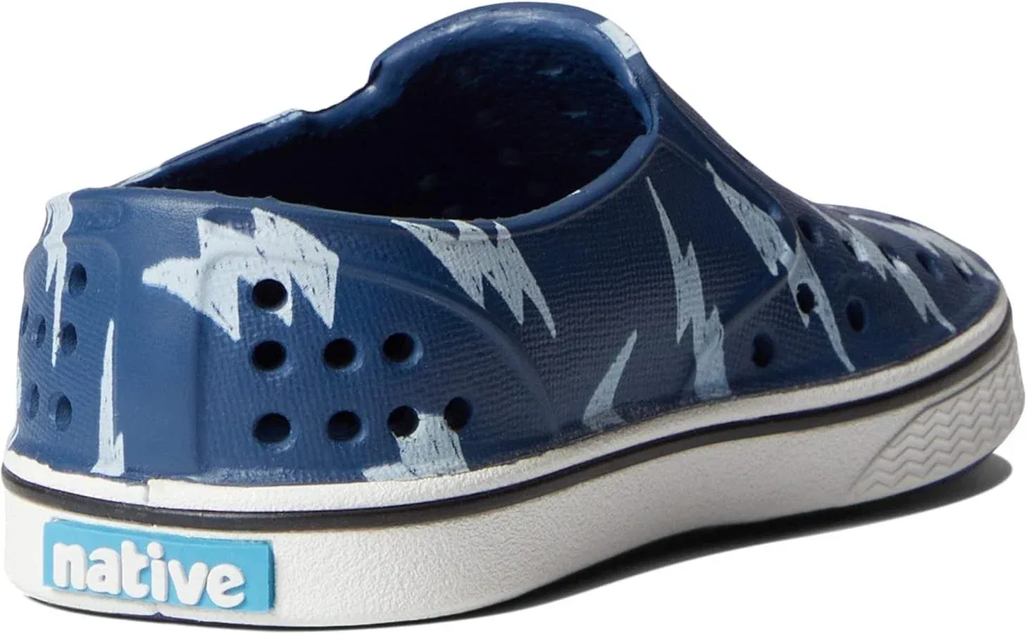 Кроссовки Native Shoes Miles Print, синие слипоны, повседневная обувь JZZ238 — фото 3