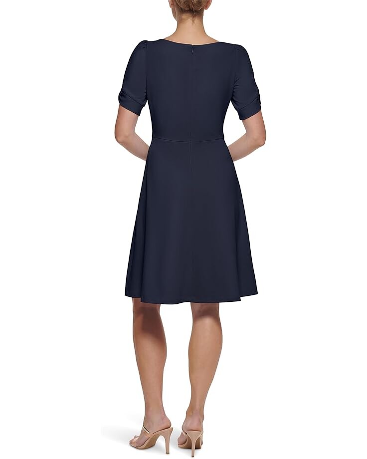 

Платье DKNY Balloon Sleeve Dress, темно-синий