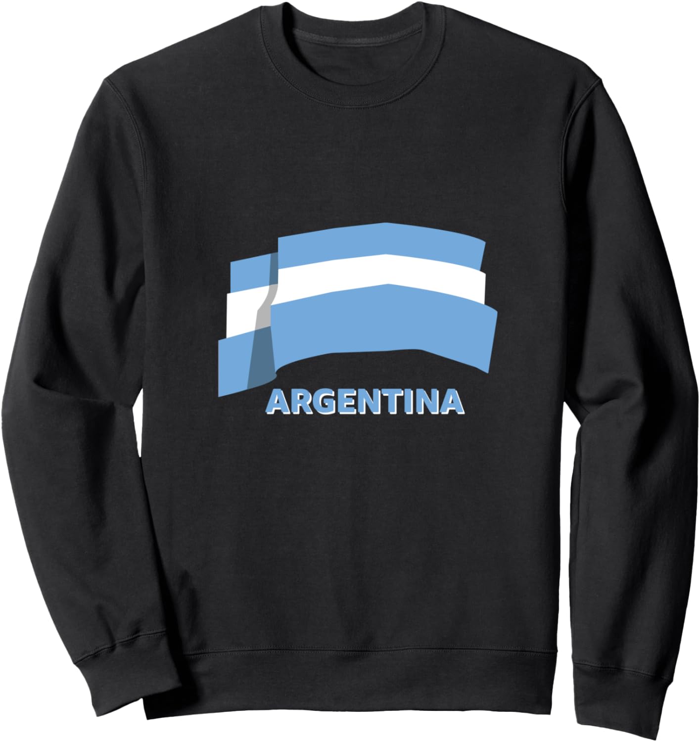 

Толстовка с флагом Аргентины Argentina, черный