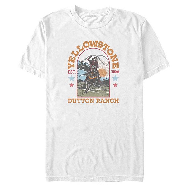 

Футболка Big & tall Yellowstone Dutton Ranch Est 1886 Licensed Character