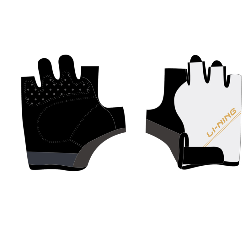 

Велосипедные перчатки для фитнеса и силовых тренировок унисекс полиэстер/эластан pink LINING, белый