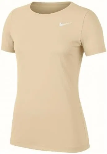 Футболка женская Nike Pro Allover Mesh, Vegas Gold