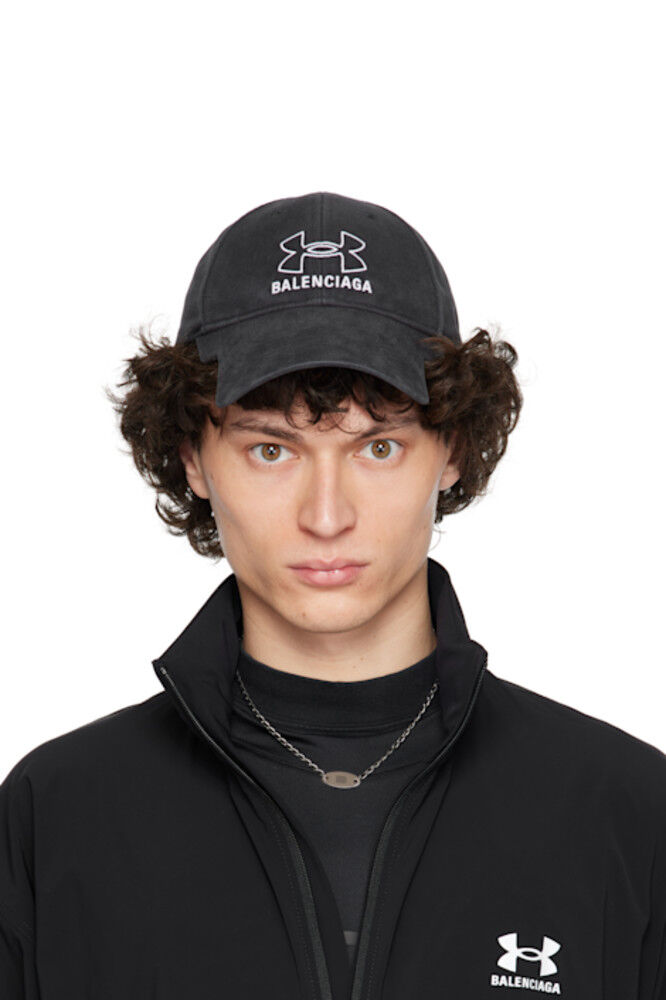 

Черная кепка Under Armour Edition Wash Balenciaga