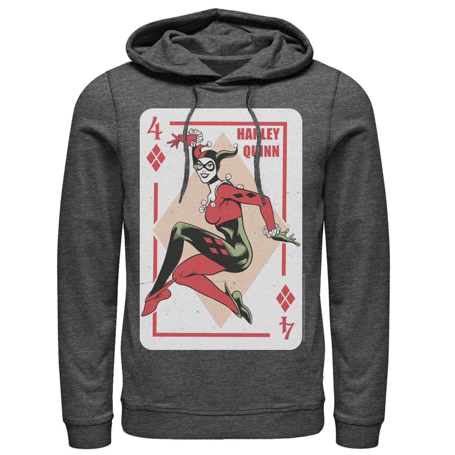 

Мужская толстовка с игральными картами Harley Quinn DC Comics