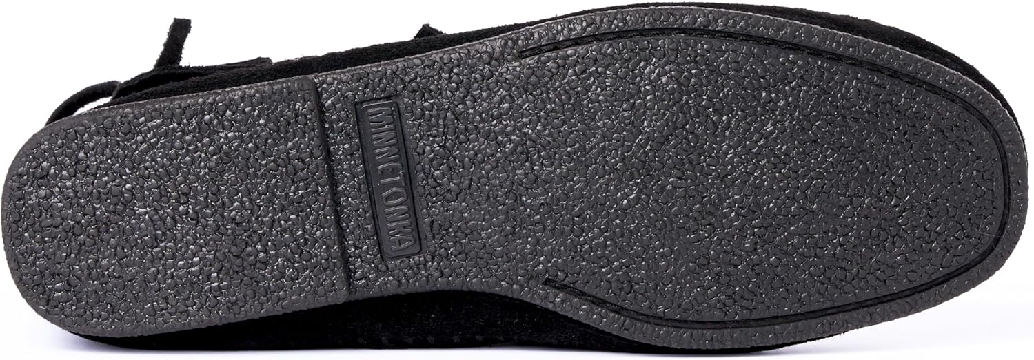 Мужские ботинки Minnetonka с мягкой и жесткой подошвой на пуговицах, черный — фото 3