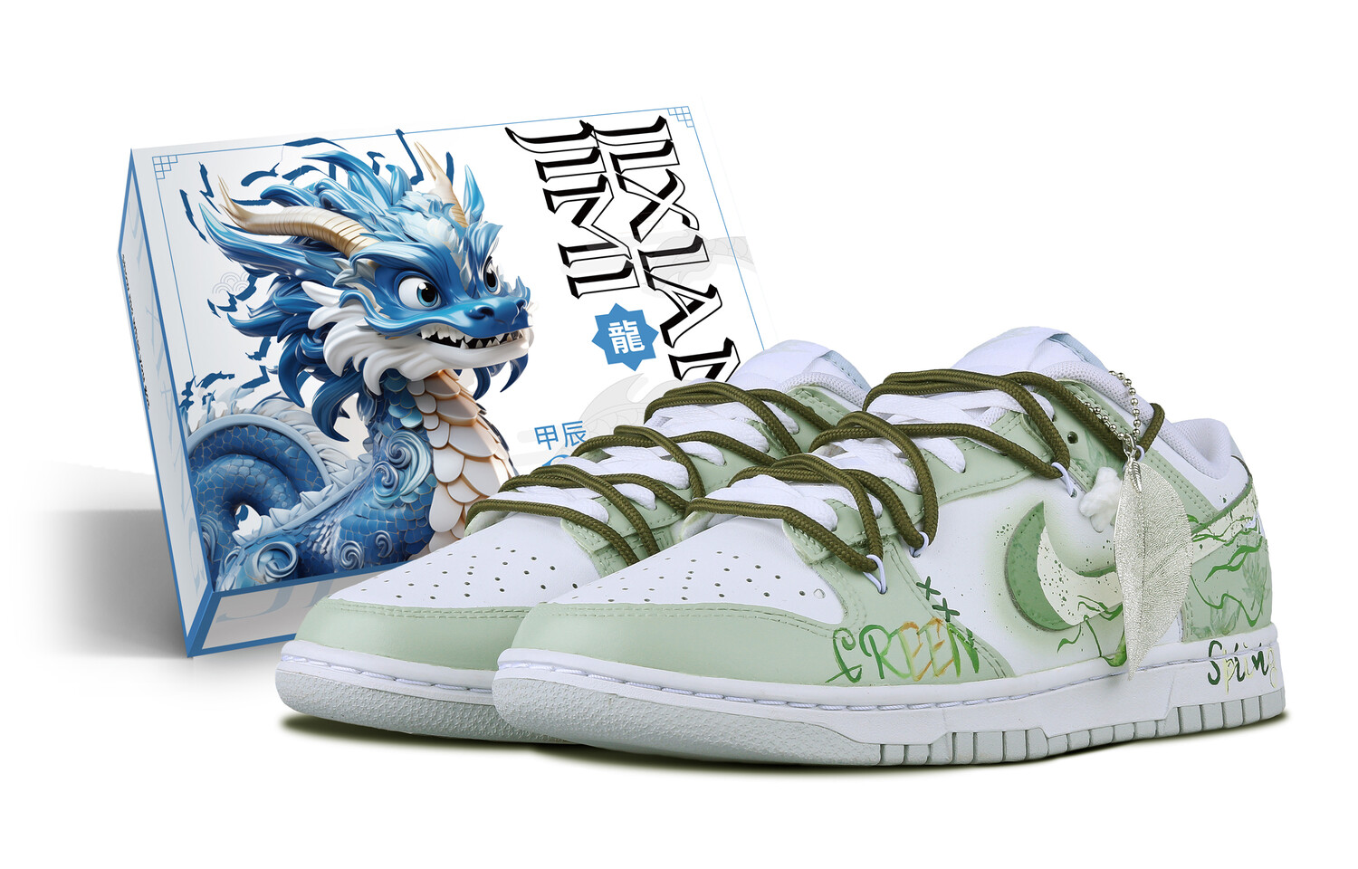 

Женские кроссовки для скейтбординга Nike Dunk, Light Green