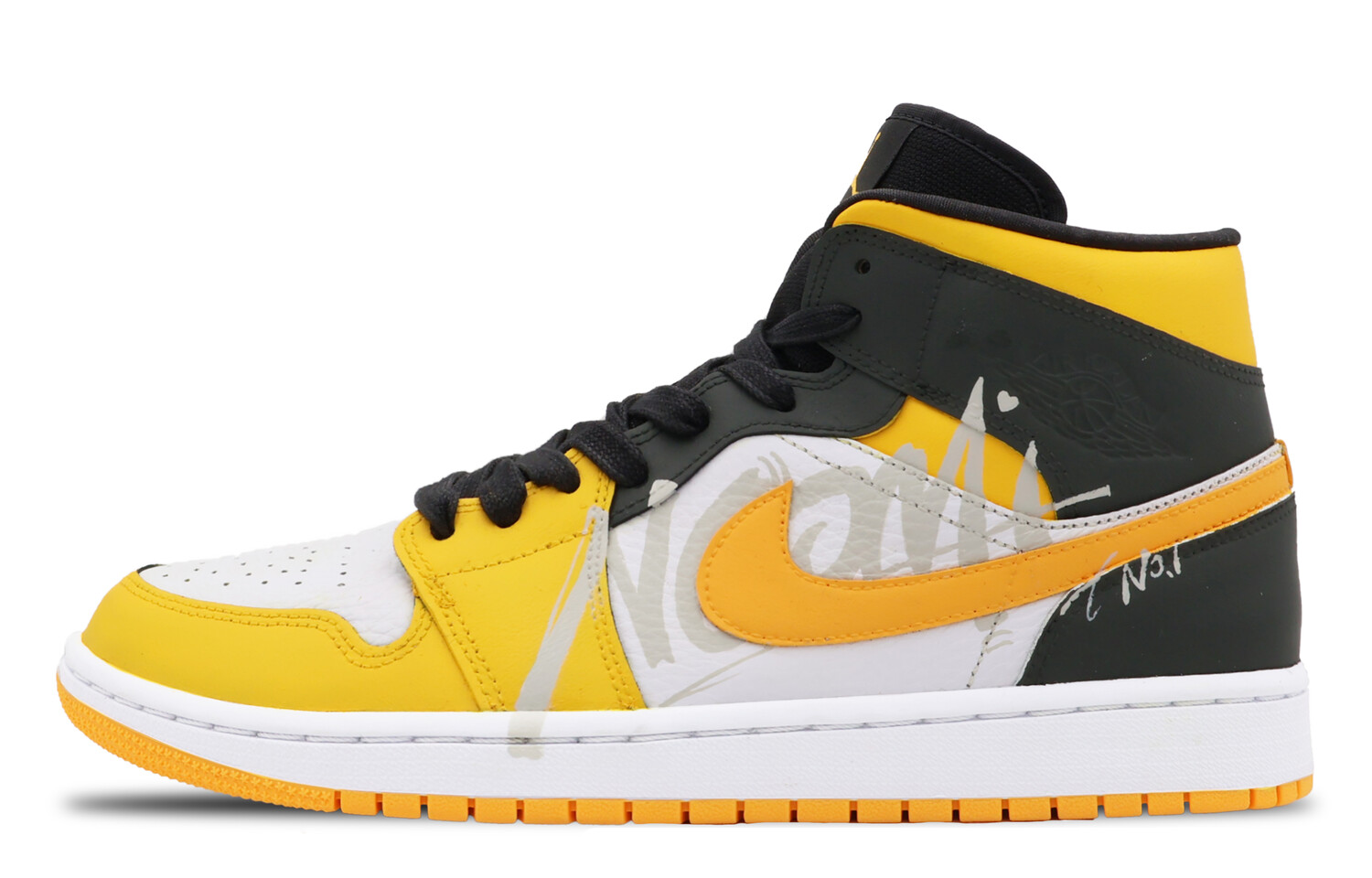 

Jordan Air Jordan 1 винтажные баскетбольные кроссовки женские, Yellow