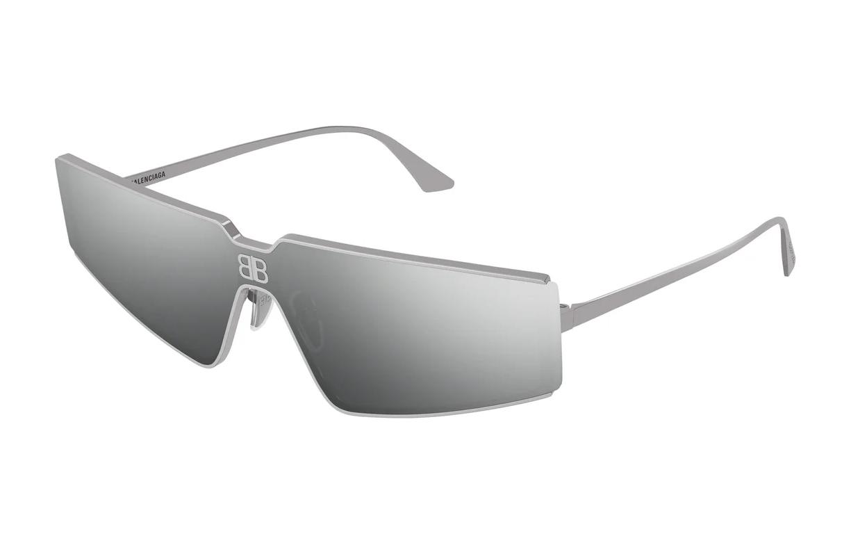

Balenciaga Защитные солнцезащитные очки Shield Frame, Silver