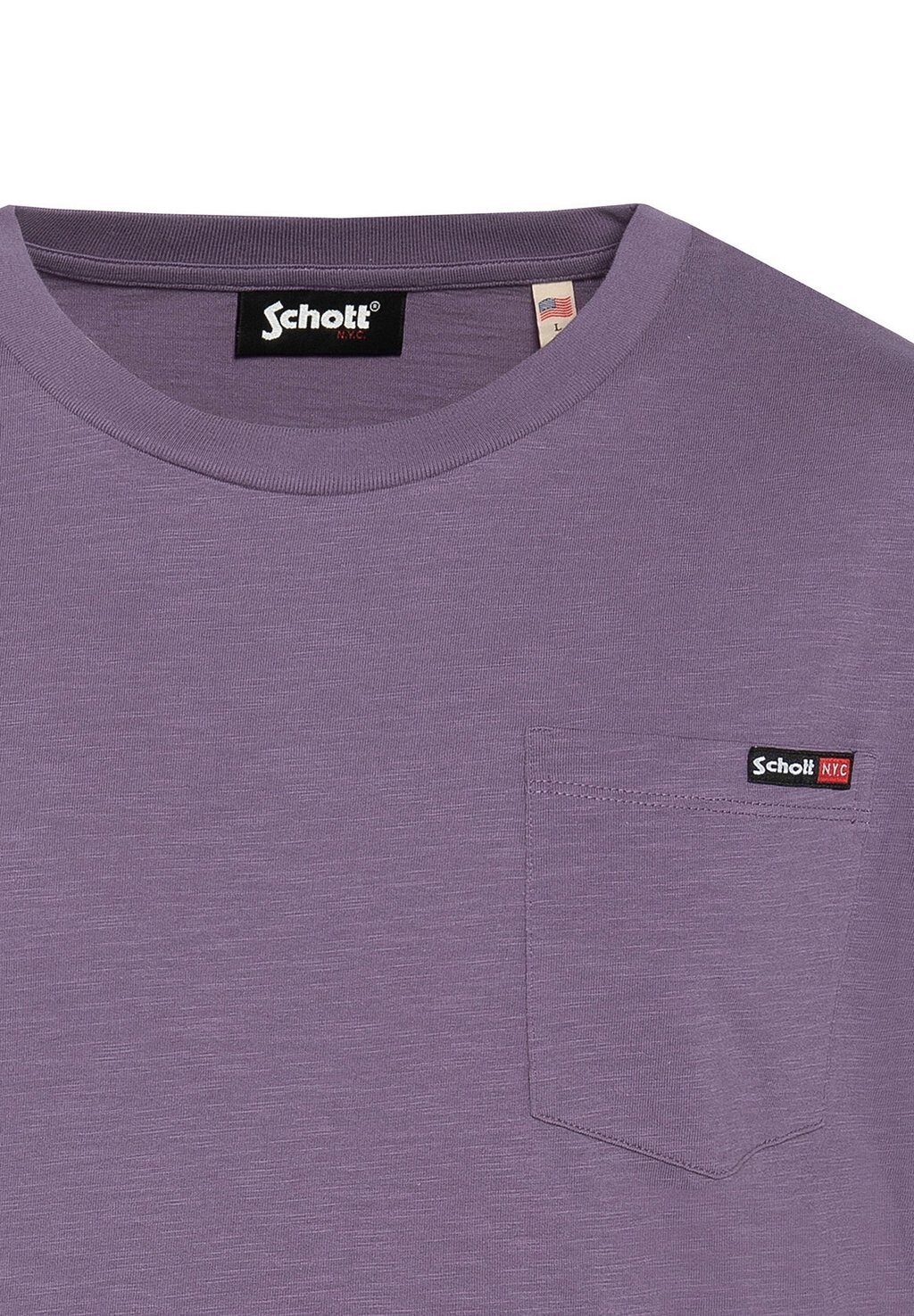 

Базовая футболка Schott, фиолетовый