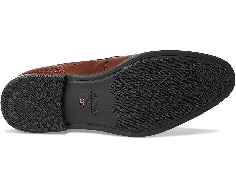 Мужские лоферы Johnston & Murphy XC Copley Penny, Cognac Waterproof Full Grain — фото 3