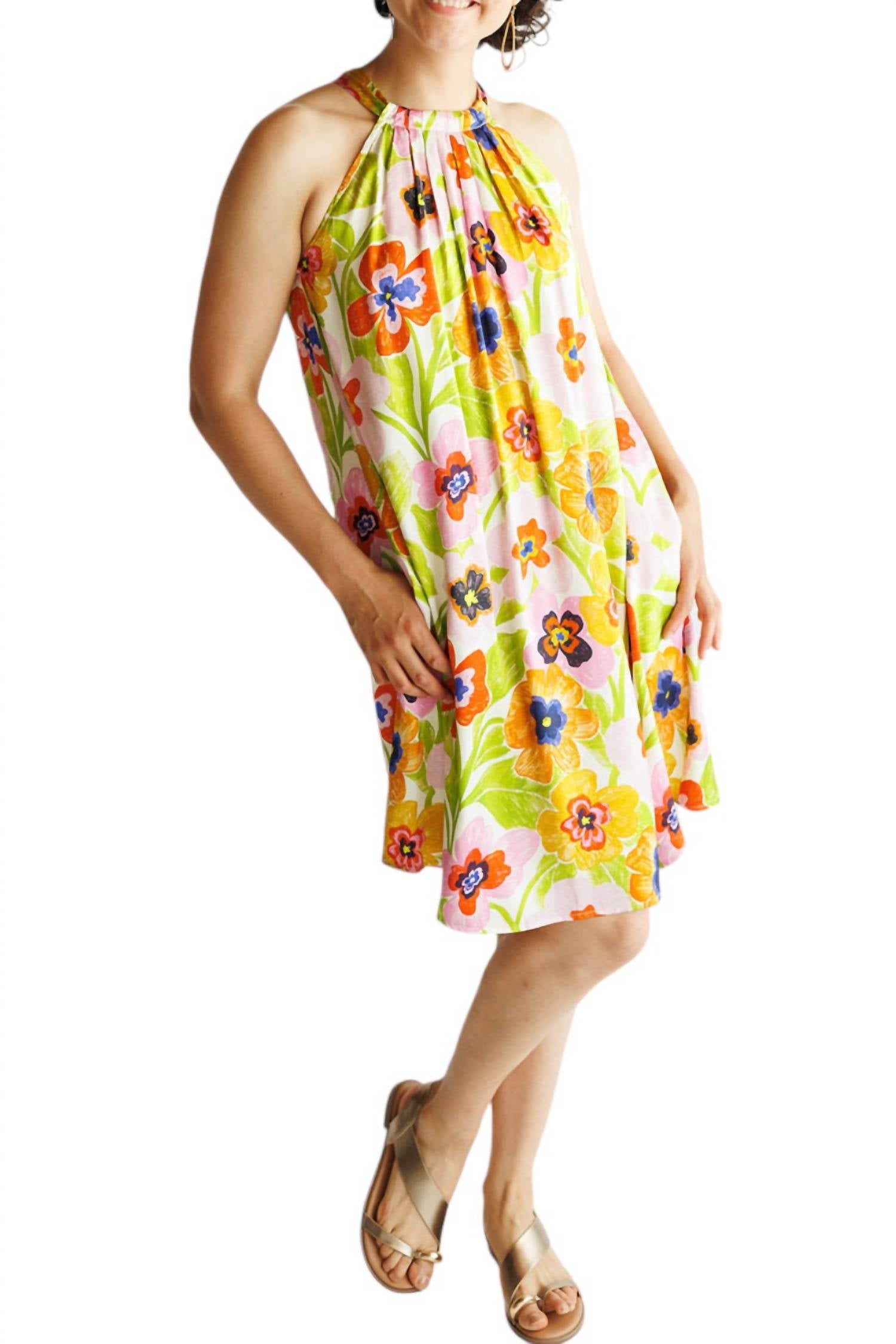 

Платье Alisier Woven в цвете Spicy Garden Creme FRNCH