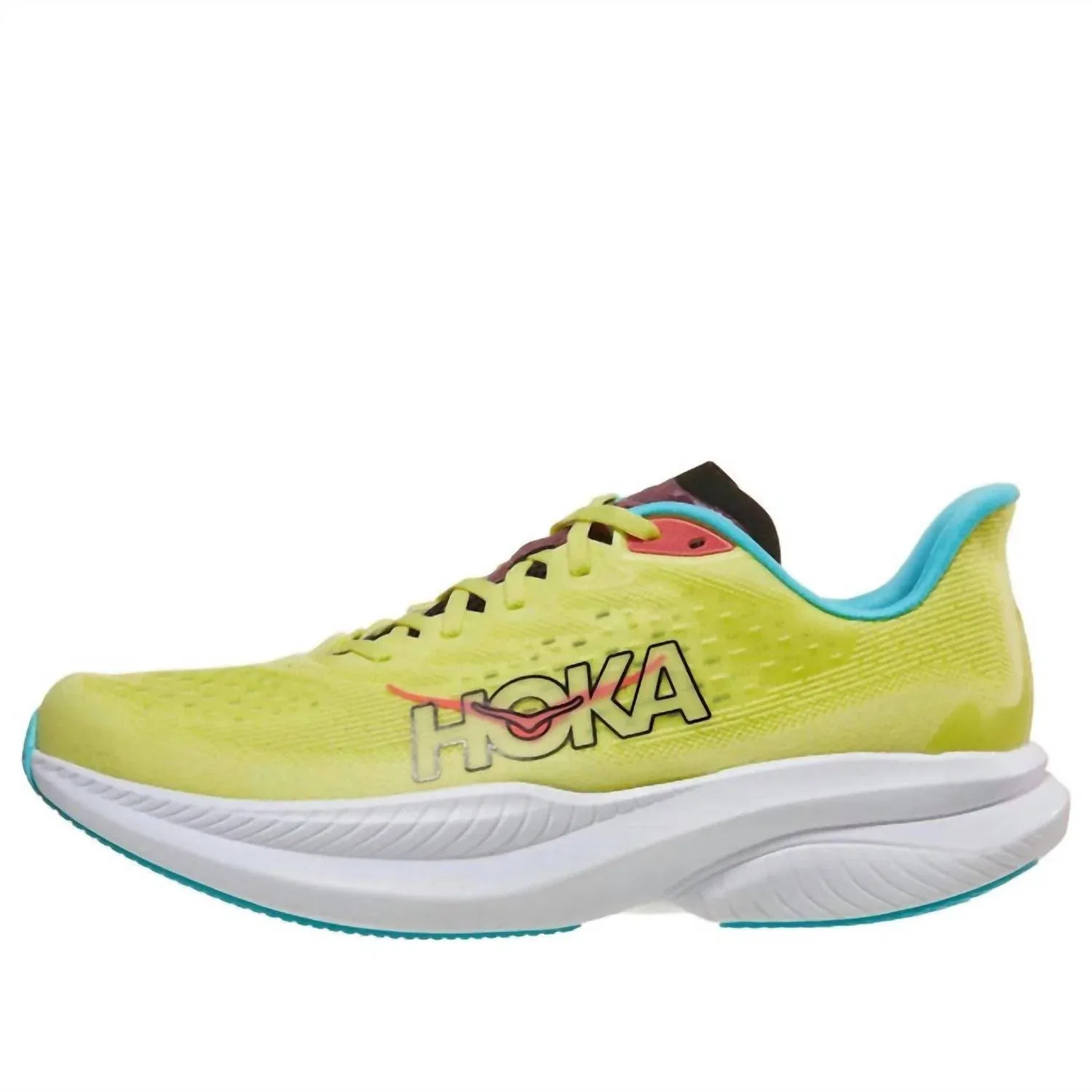 Hoka Мужские беговые кроссовки Mach 6 в цвете Yuzu / Celio Blue
