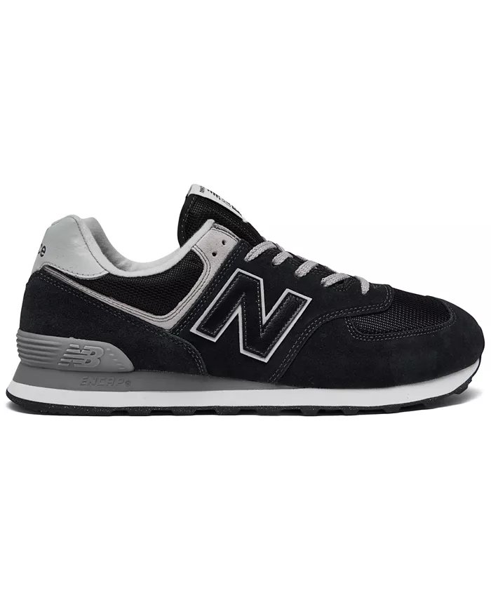 Мужские повседневные кроссовки 574 от Finish Line New Balance, черный — фото 2