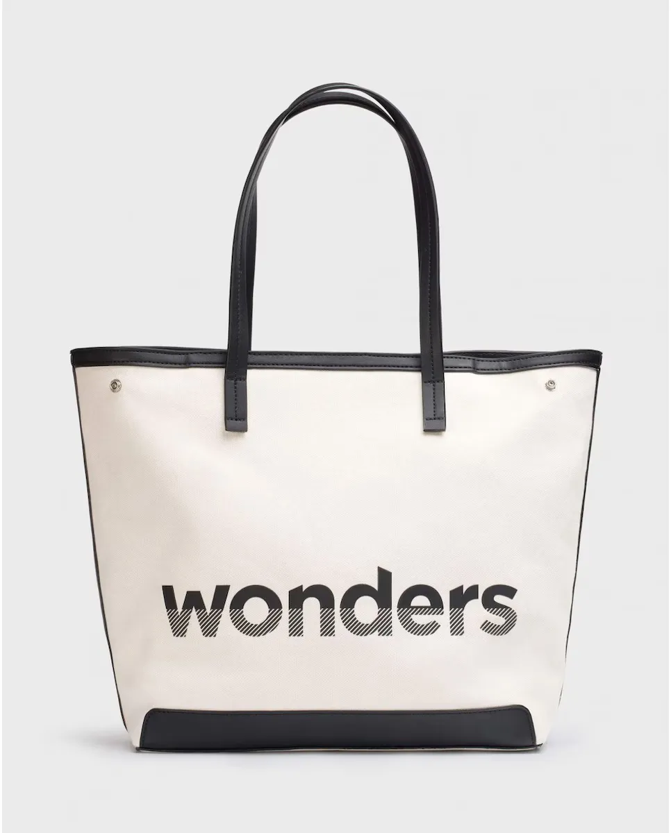 

Сумка CITY Wonders из смеси волокон белого цвета, белый