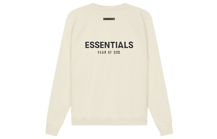 Толстовка с капюшоном Fear Of God Essentials, кремовый масляный крем — фото 2