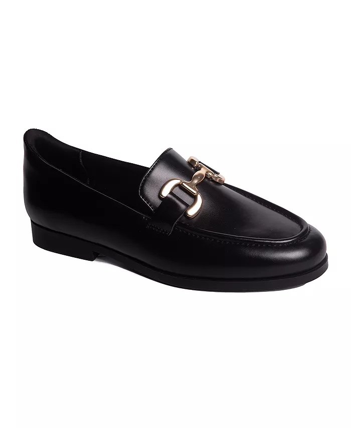 Женские лоферы Avery Street с технологией Hands-Free Slip On Marc Joseph New York, черный