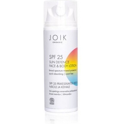 Лосьон для лица и тела SPF 25 Веганский 150 мл Joik