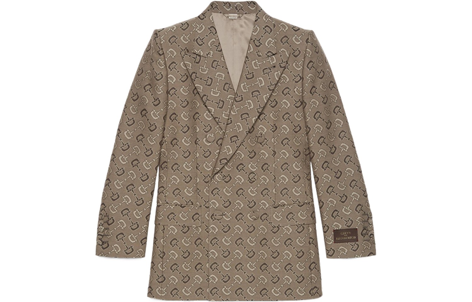 

Деловой костюм мужской коричневый Gucci, коричневый