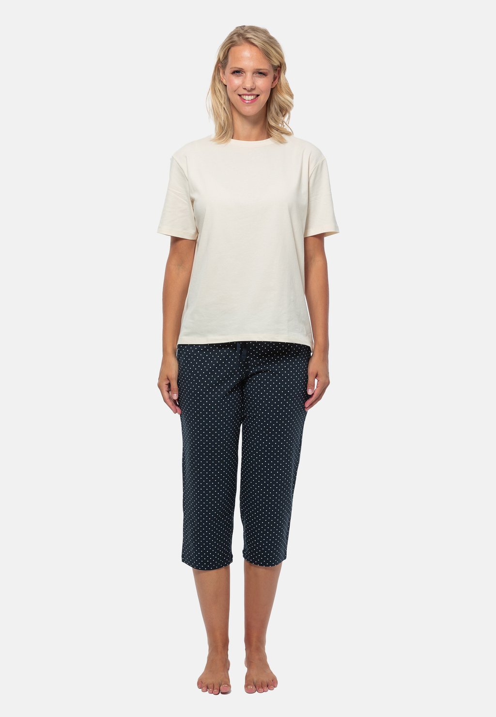 

Пижамный комплект SET - Pyjamas Schiesser, кремовый
