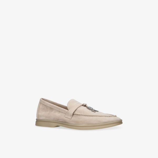 Лоферы Steve Madden Portland замшевые, белый — фото 3