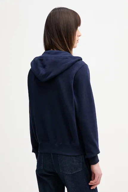 Толстовка на молнии хлопковая Polo Ralph Lauren, синий — фото 3