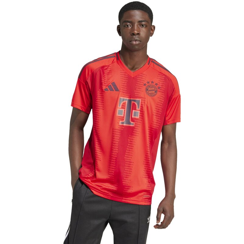 Домашняя футболка ФК Бавария Мюнхен 24/25 Adidas, красный — фото 3