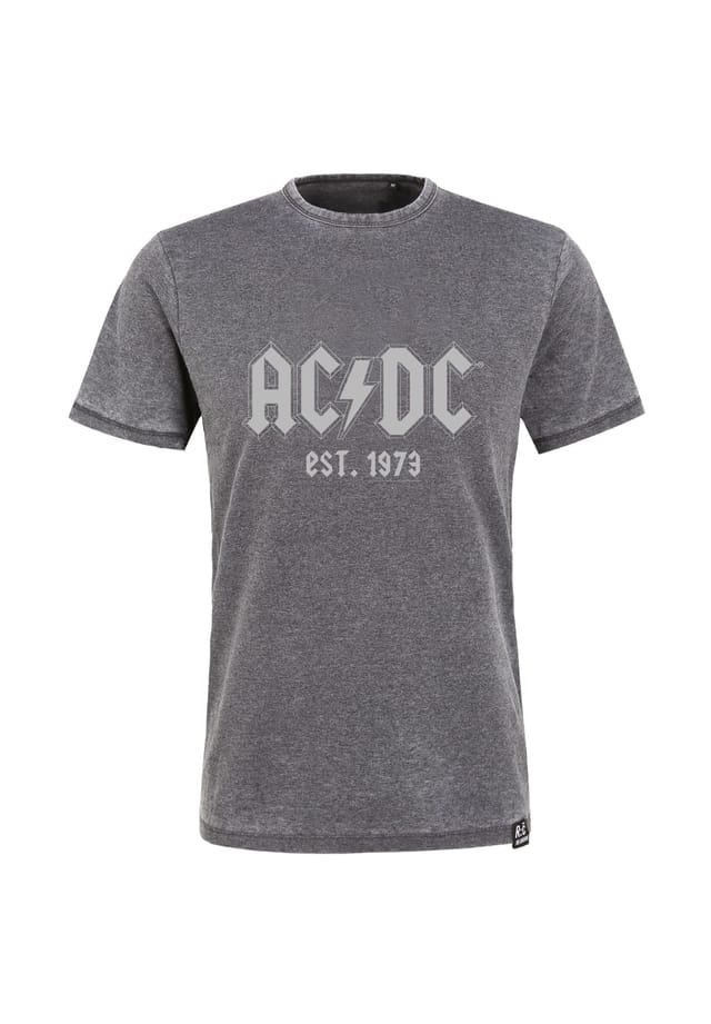 

Футболка ac/dc est 1973 с крутым принтом ac/dc Re:Covered, серый