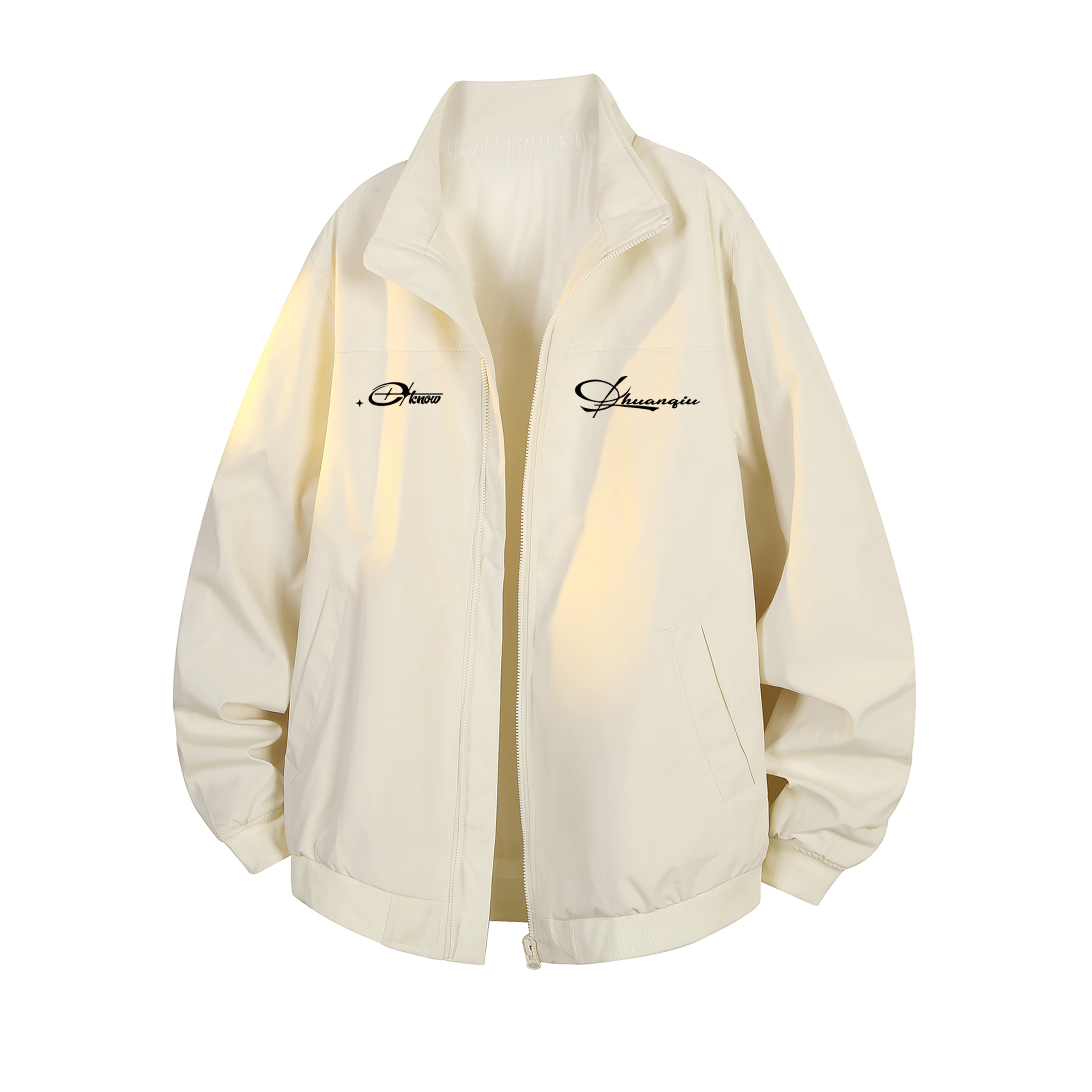 

Куртка Unisex Stand Collar Moderate HUANQIU, экрю