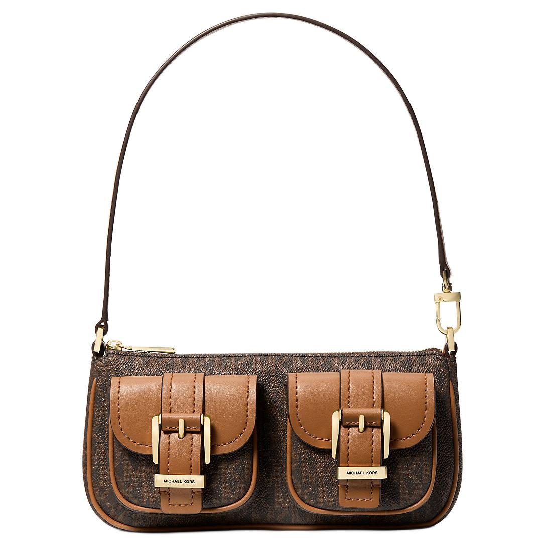 

MICHAEL KORS Сумка Coated Canvas женская темно-коричневая