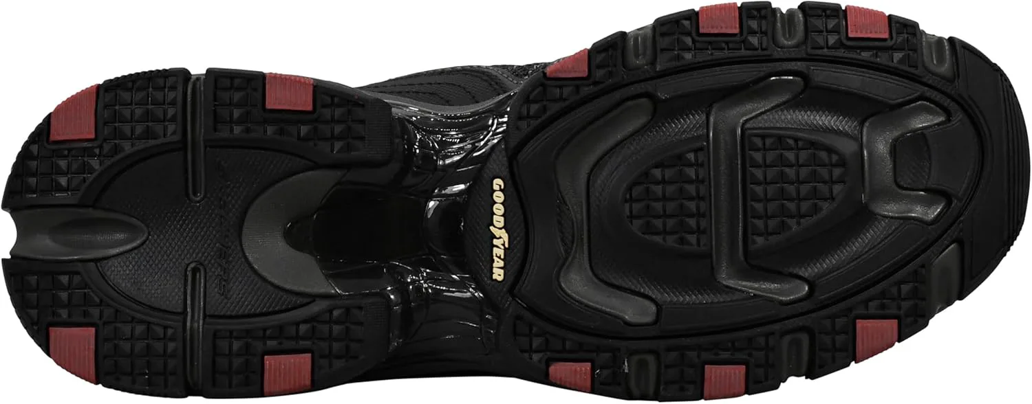 Мужские кроссовки Skechers Vigor 3.0 Drafting Slip-on без шнурков, черный/серый — фото 4