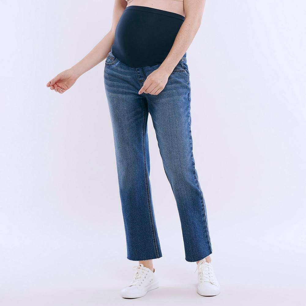 

Узкие прямые джинсы Maternity Motherhood, цвет Medium Wash
