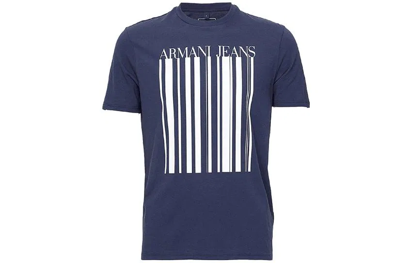 Футболка Emporio Armani синяя мужская
