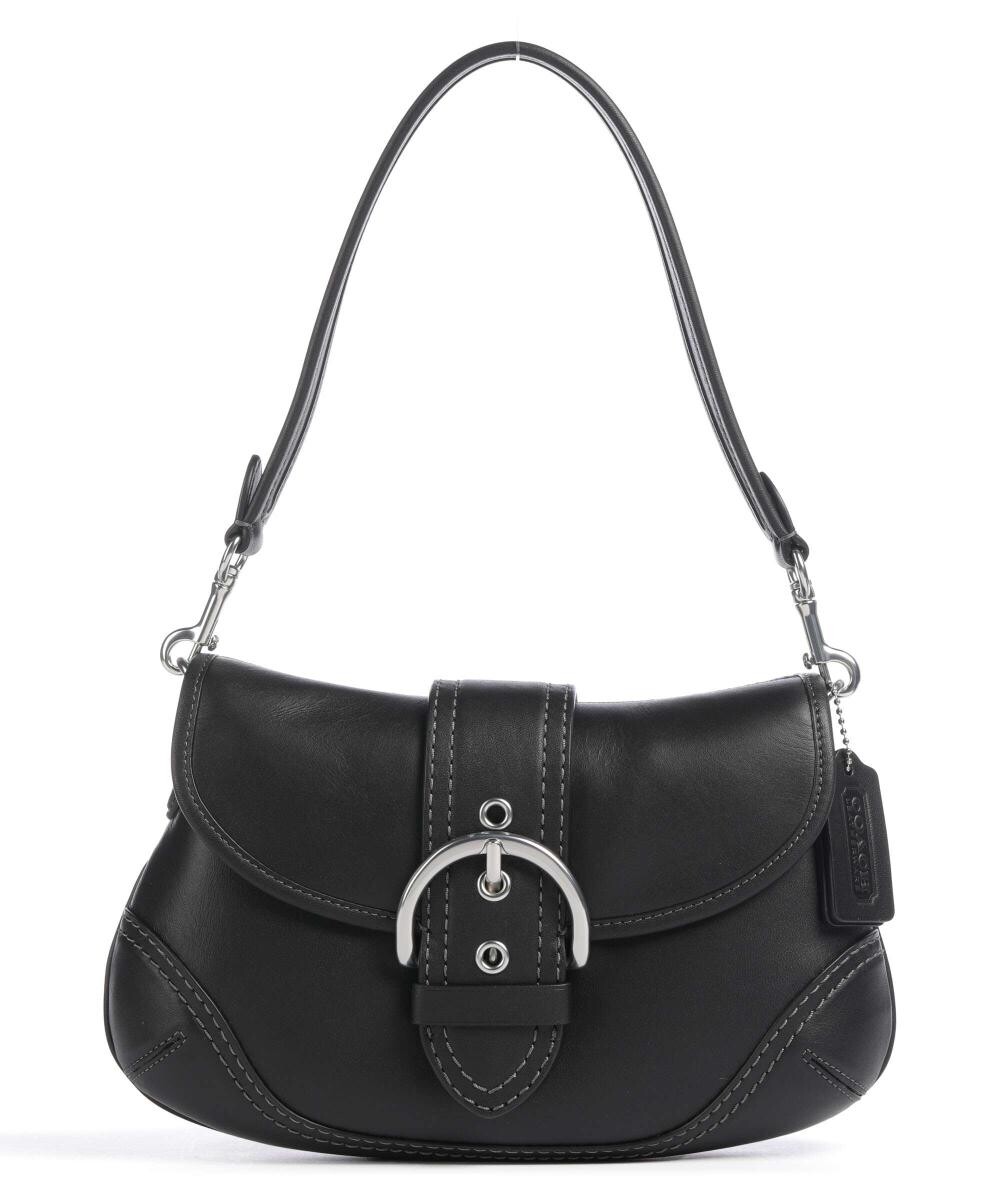 

Сумка через плечо Soho из мелкозернистой кожи Coach, черный
