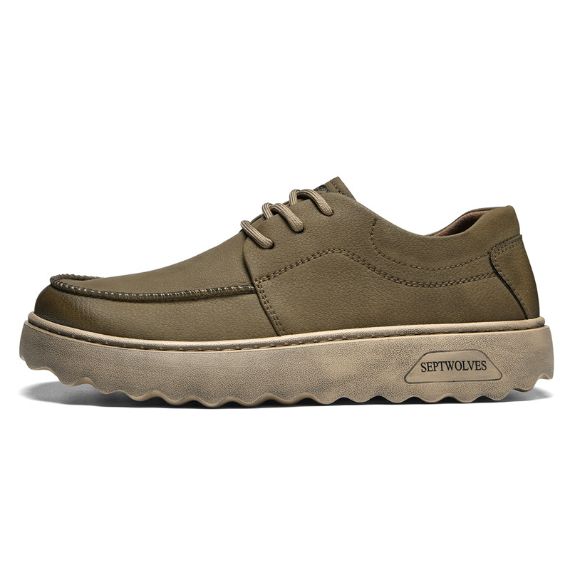 

SEPTWOLVES Армейские зеленые мужские кеды, цвет Army Green