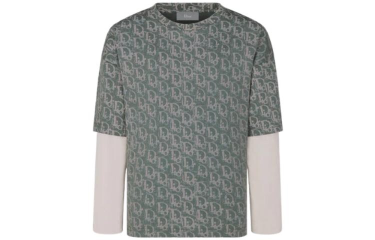 

Детская футболка Dior, бежевый/зеленый