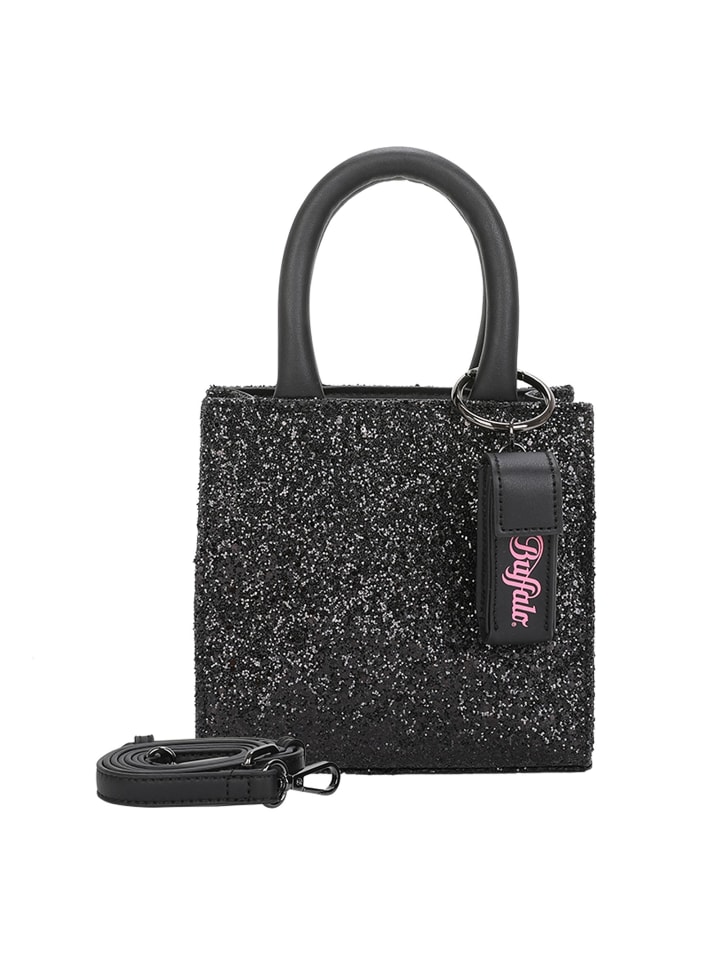 

Сумочка Buffalo Boxy35 Mini Bag 18 cm, цвет glimmer black