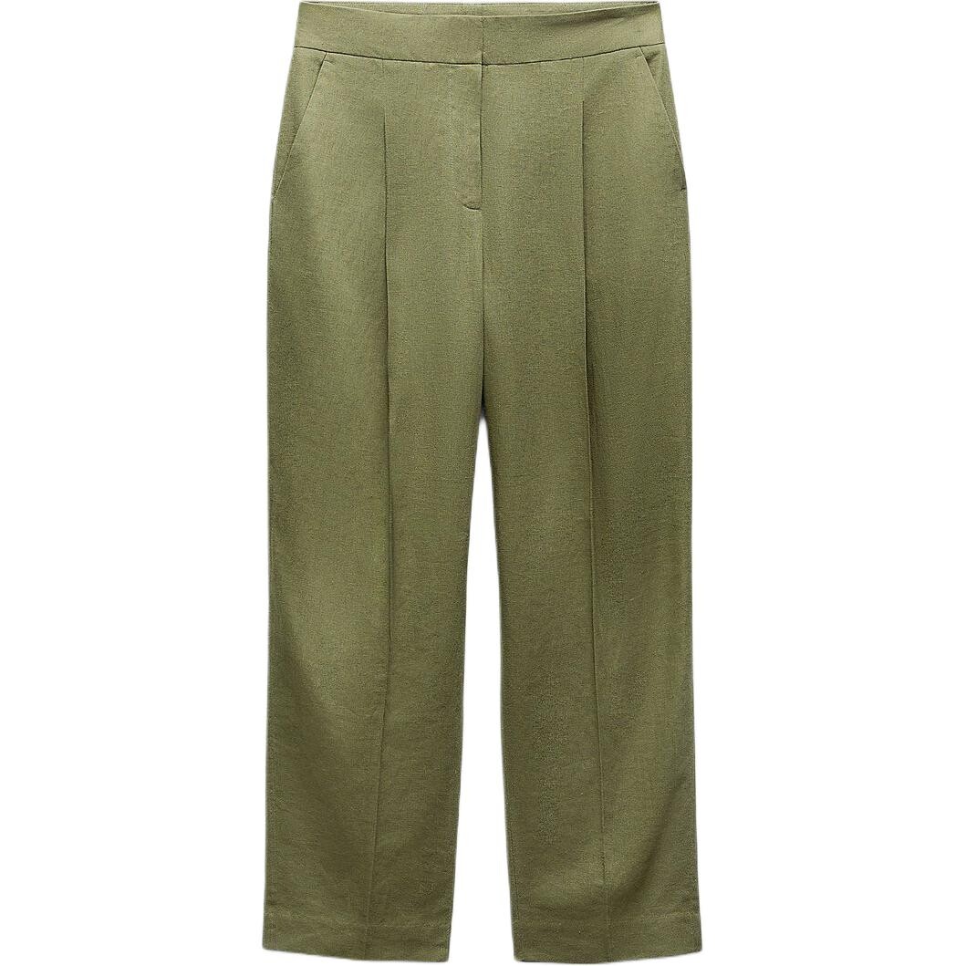

Повседневные брюки женские цвета хаки Zara