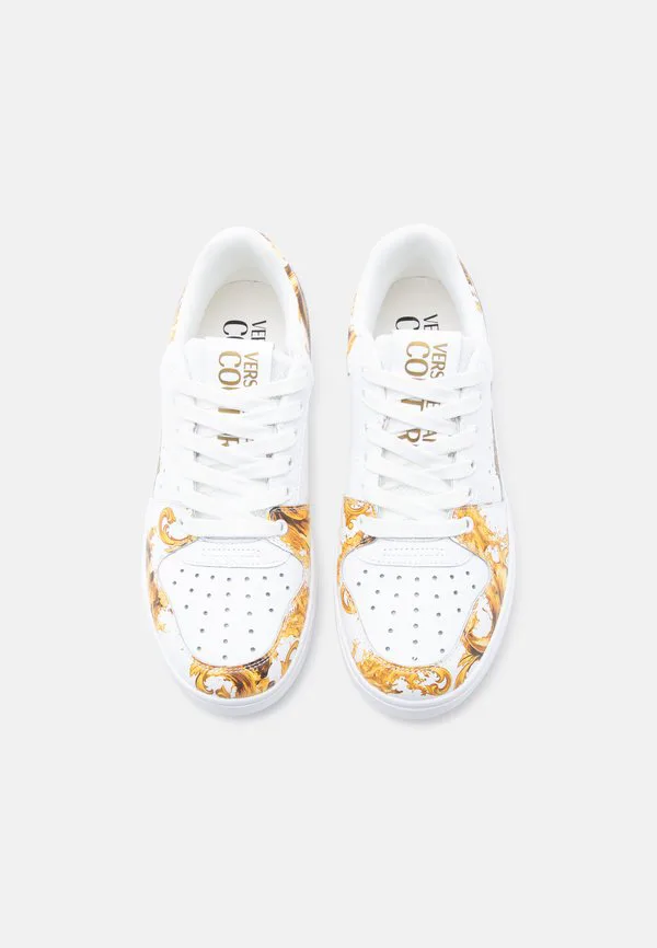 Кроссовки fondo starlight Versace Jeans Couture, White/Gold-Coloured — фото 4