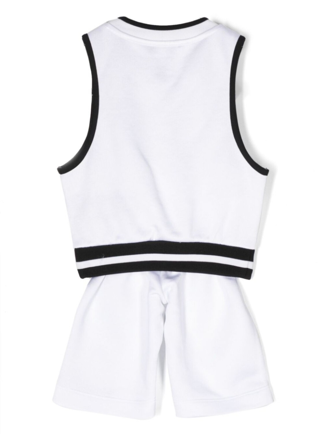 Balmain Kids комплект из футболки и шортов с логотипом, черный — фото 2