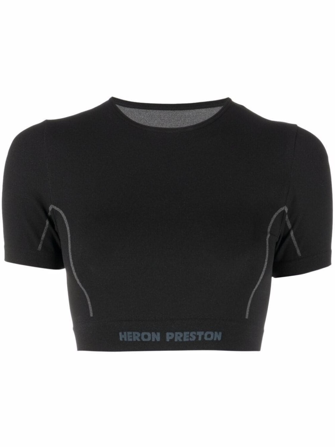 

Heron Preston укороченный топ с логотипом, черный