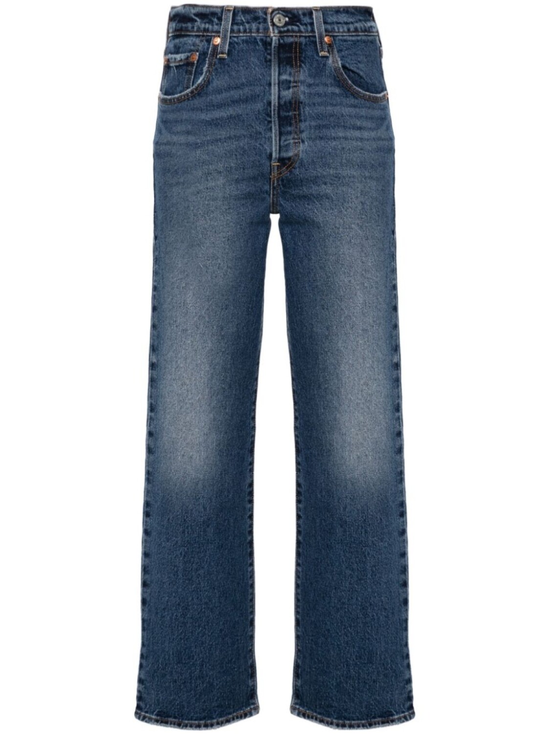 

Levi's джинсы Ribcage прямого кроя, синий