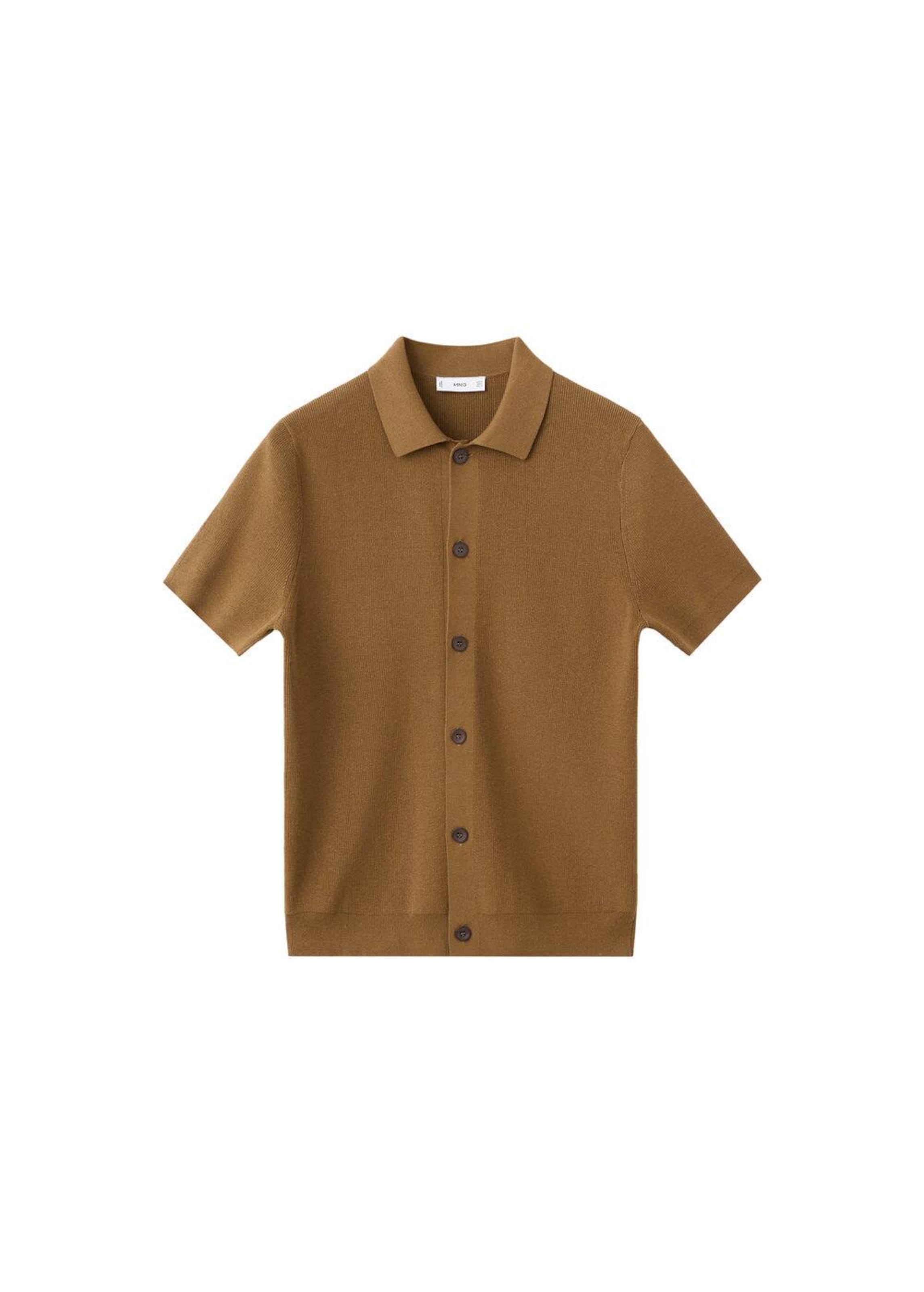 

MANGO MAN Рубашка на пуговицах Regular fit в коричневом цвете