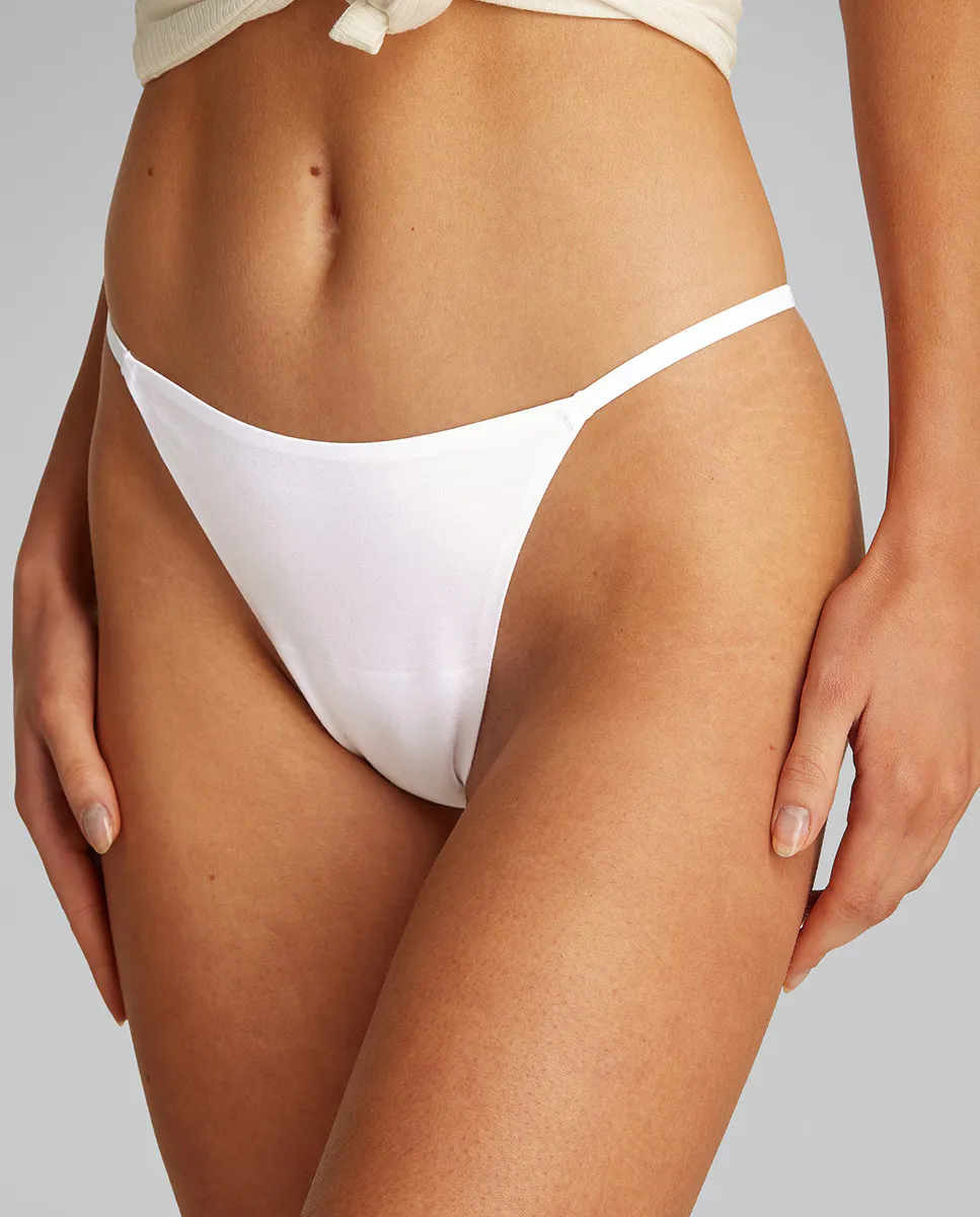

COTTON MODAL ГОЛЫЕ ТРУСИКИ С ПОЛОСОЙ Calvin Klein, белый