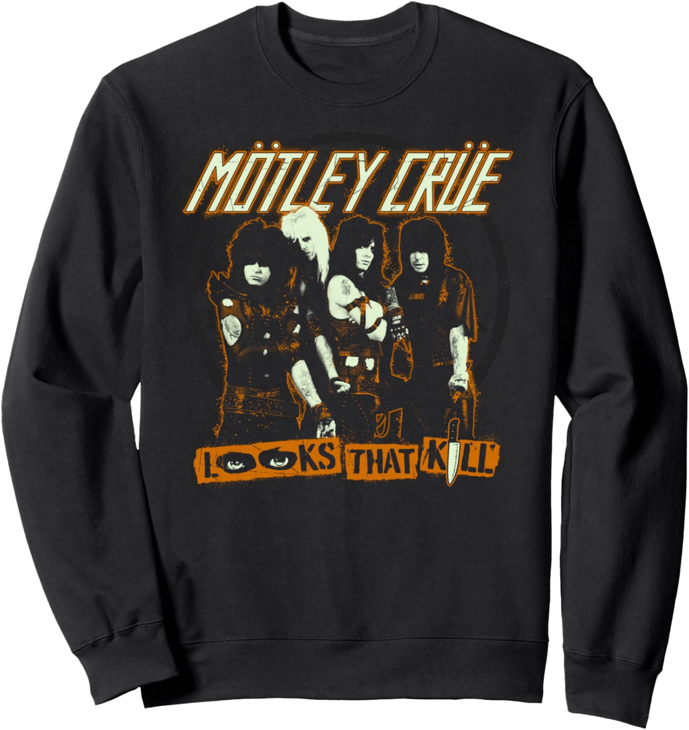 

Толстовка Mtley Cre - LTK на Хэллоуин, черная Motley Crue Official