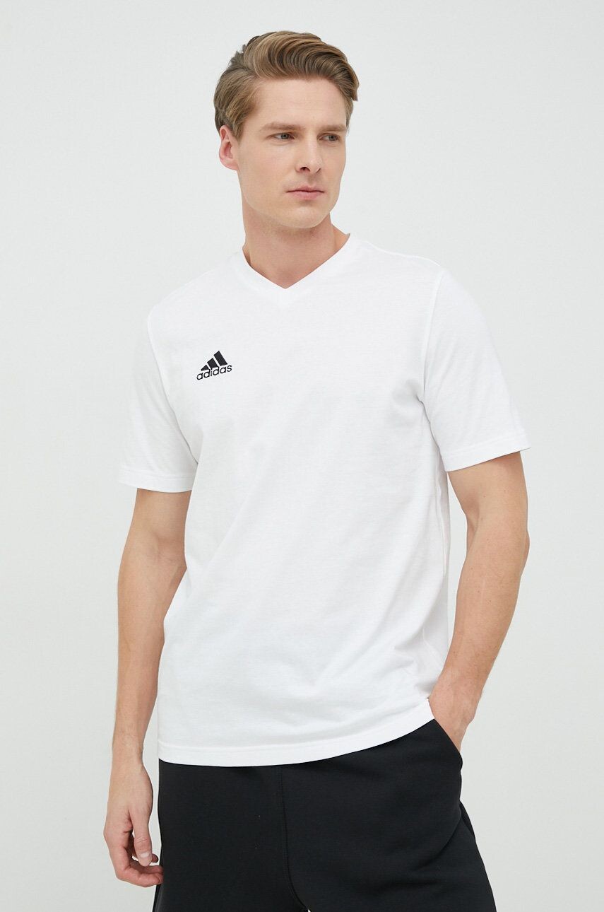 

Хлопковая футболка adidas Performance, белый